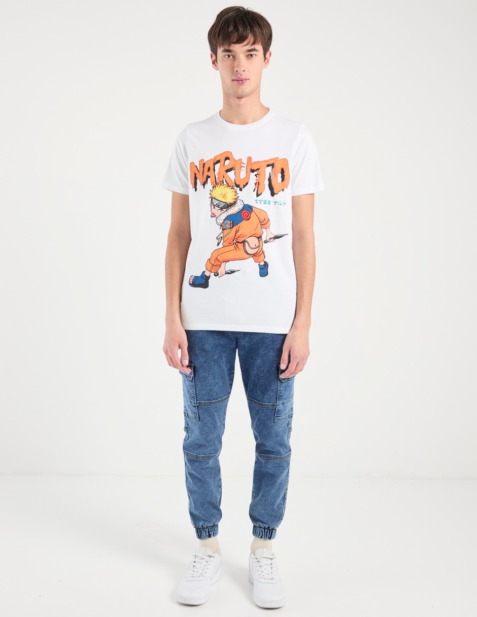 Jeans jogger slim deslavado para hombre 5
