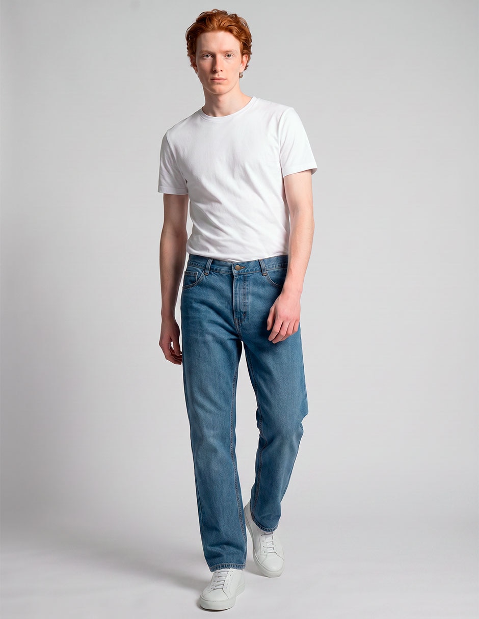 Jeans straight non stop para hombre