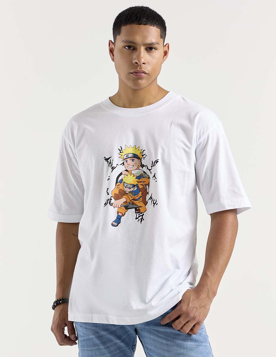 Playera One Punch Man cuello redondo para hombre Playera One Punch Man cuello redondo para hombre