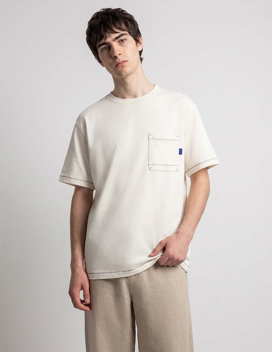 Playera non stop cuello redondo para hombre