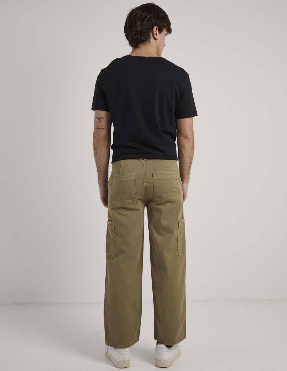 Jeans cargo amplio para hombre 6
