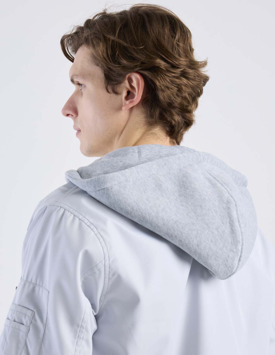 Chamarra casual con bolsillos para hombre 5