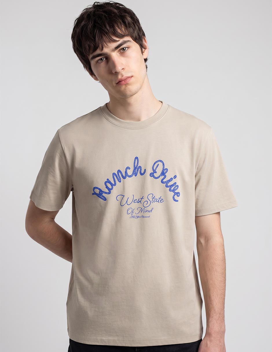 Playera cuello redondo para hombre Playera cuello redondo para hombre
