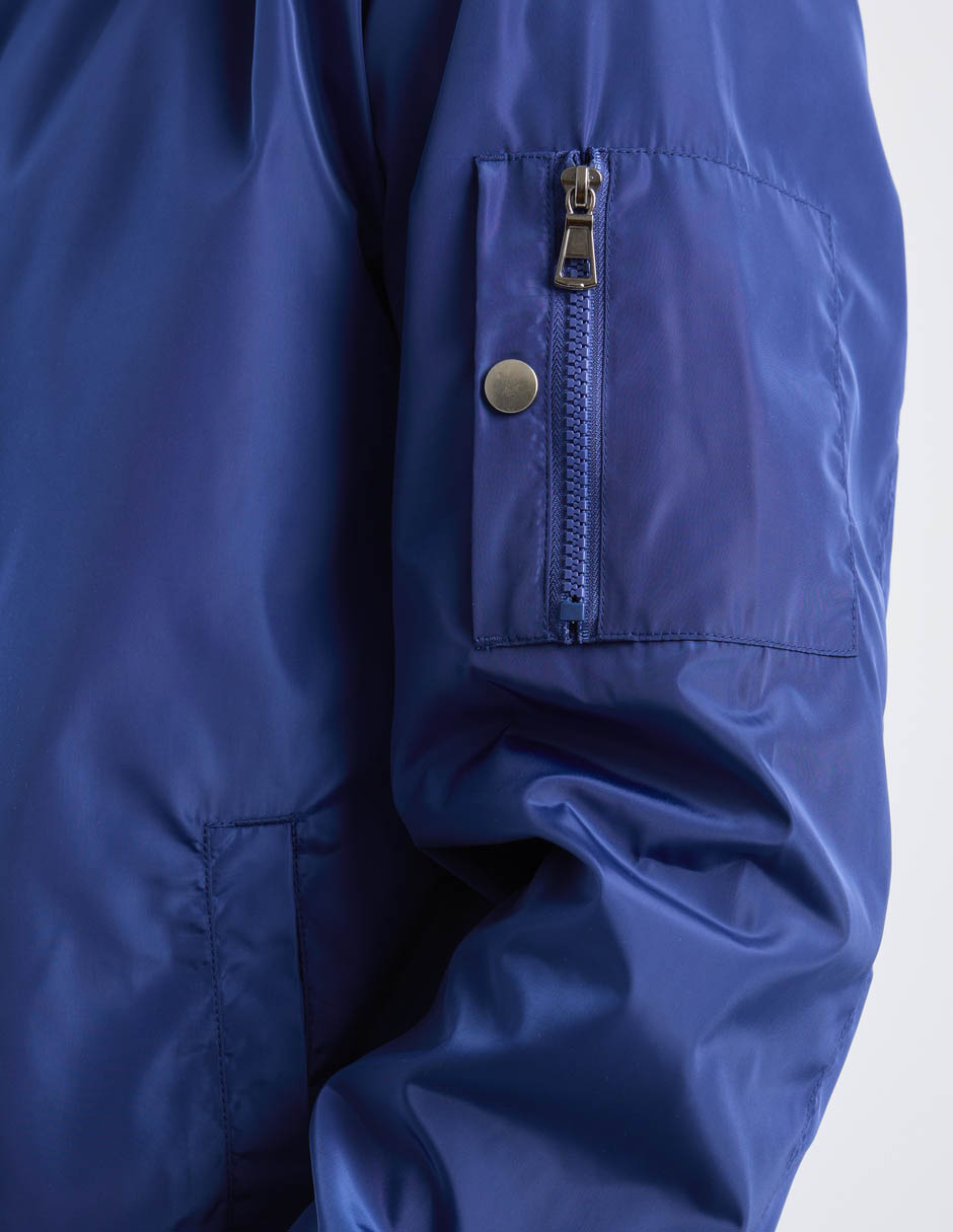 Chamarra bomber con bolsillos para hombre 5