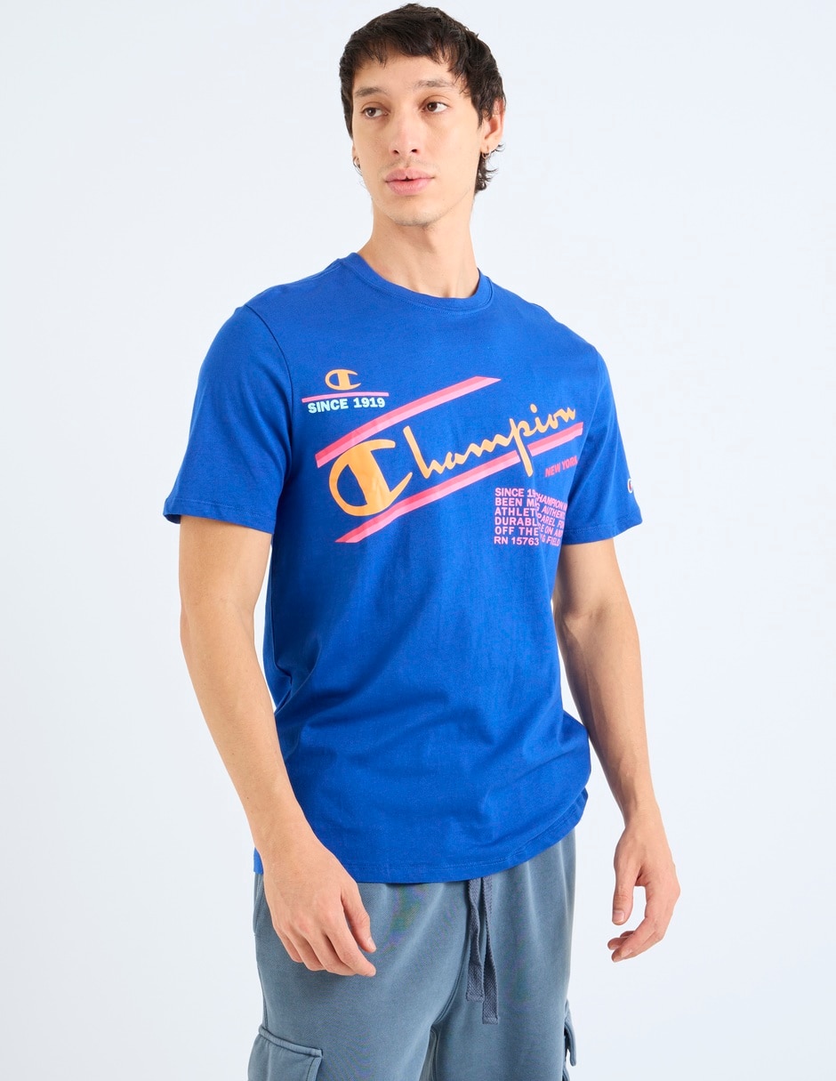 Playera Champion cuello redondo para hombre