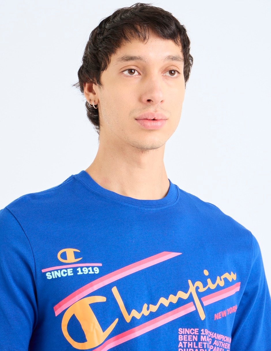 Playera Champion cuello redondo para hombre