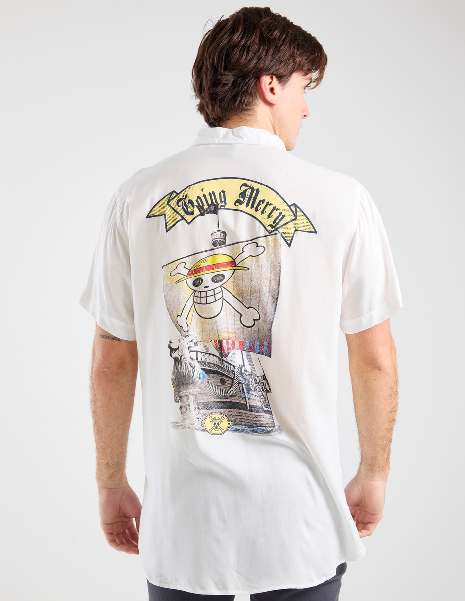 Camisa casual panaderia manga corta para hombre