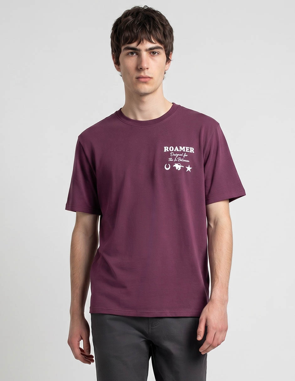 Playera cuello redondo para hombre