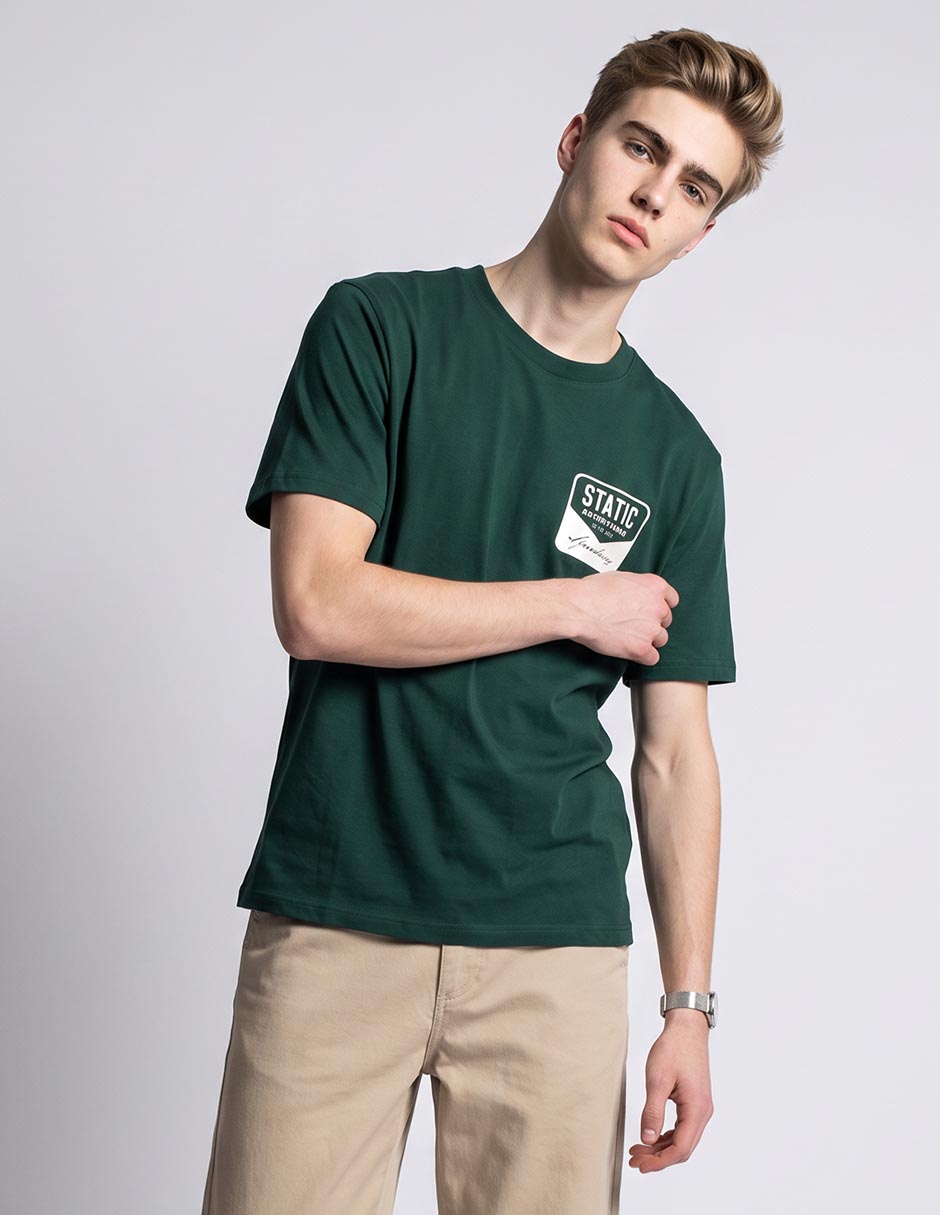 Playera cuello redondo para hombre