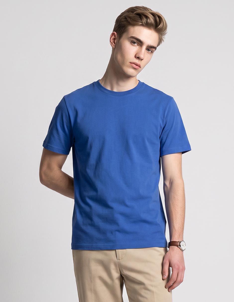 Playera cuello redondo para hombre