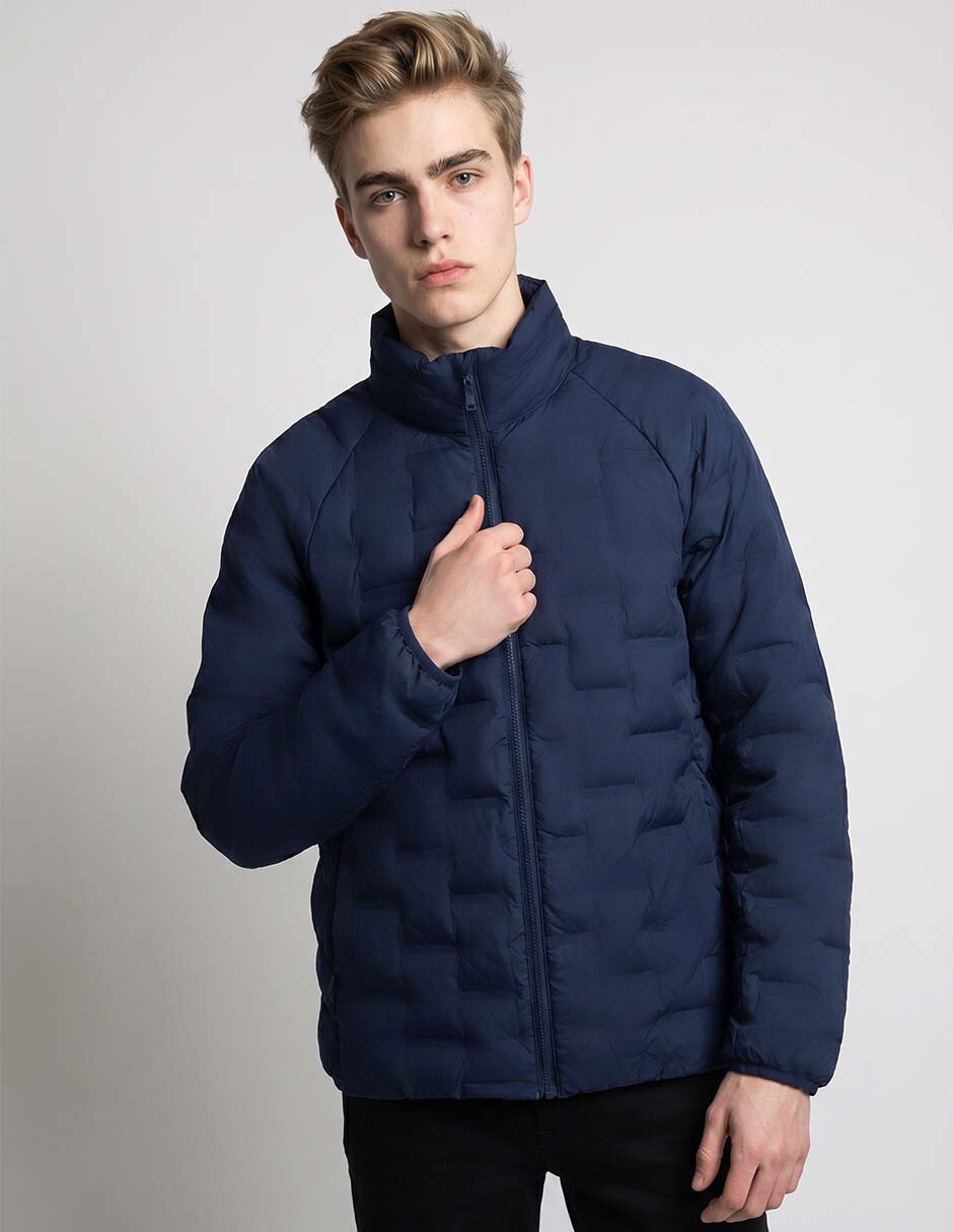 Chamarra casual con bolsillos para hombre