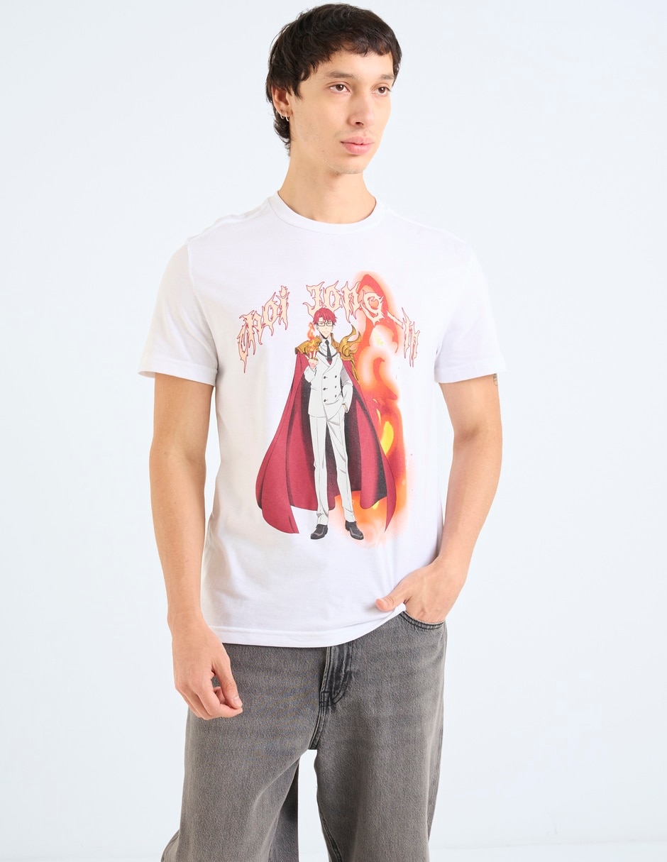 Playera Crunchyroll One Piece cuello redondo para hombre