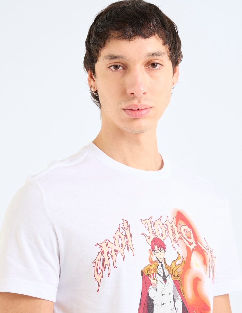 Playera Crunchyroll One Piece cuello redondo para hombre
