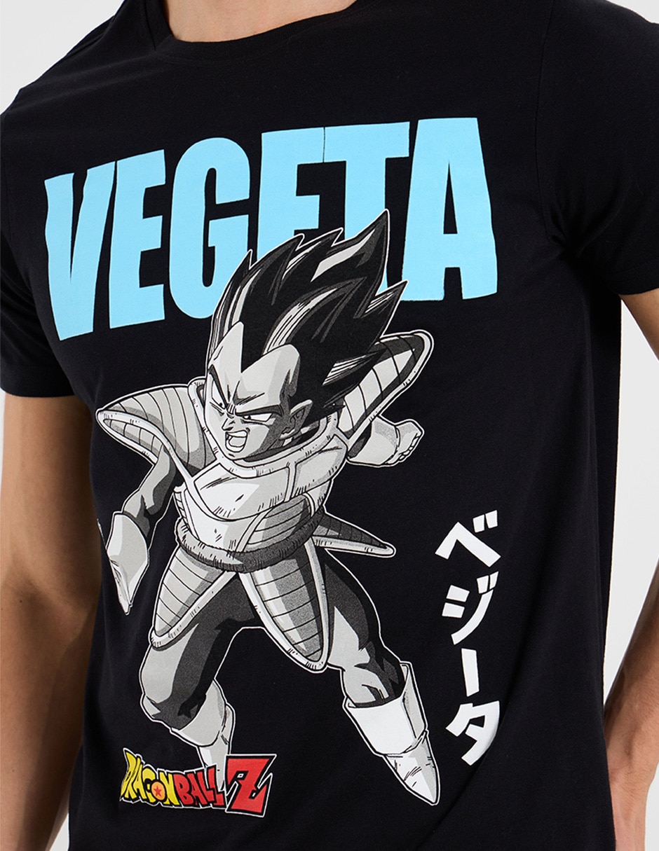 Playera Vegeta cuello redondo para hombre 4