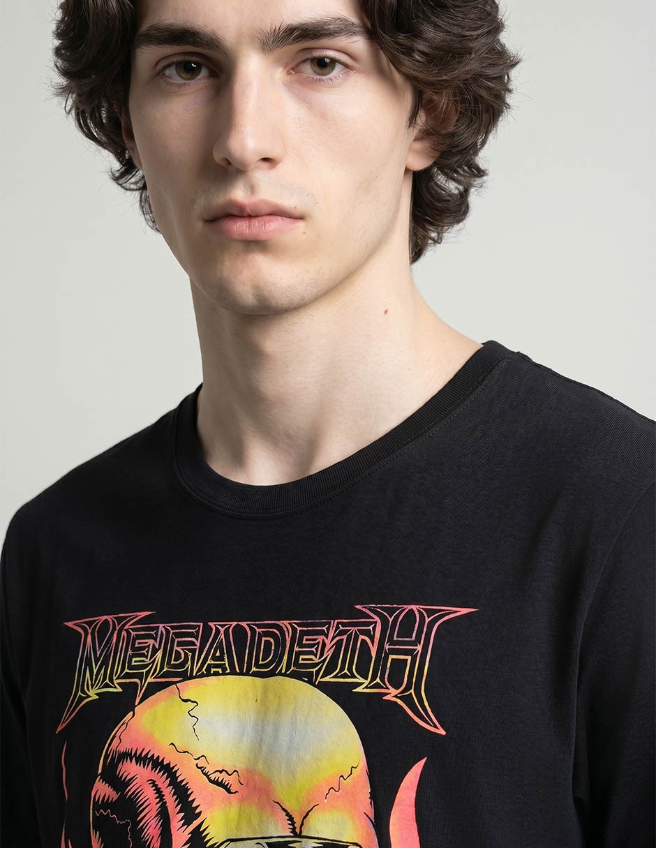 Playera Megadeth cuello redondo para hombre 2