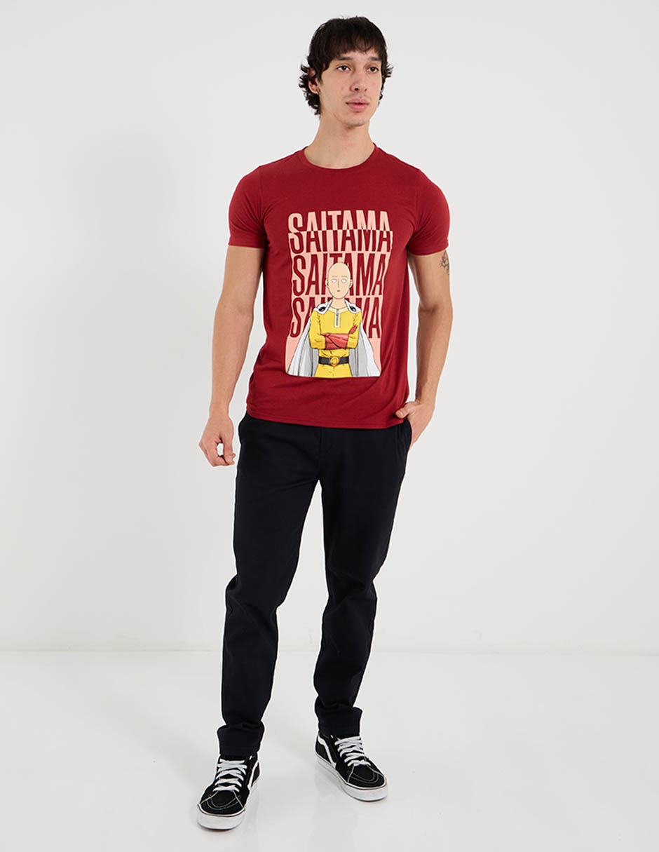 Playera One Punch-Man cuello redondo para hombre 2