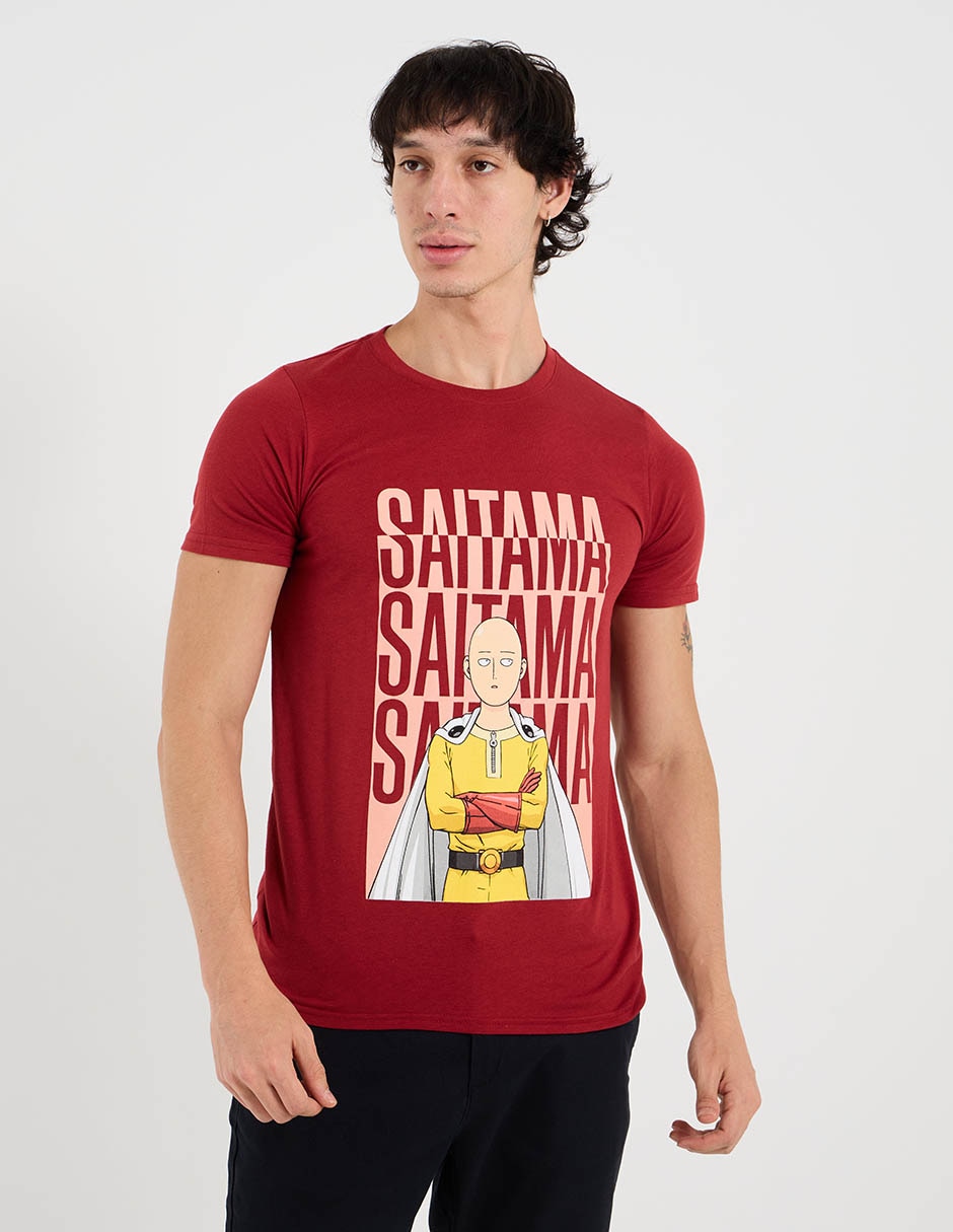 Playera One Punch-Man cuello redondo para hombre 3