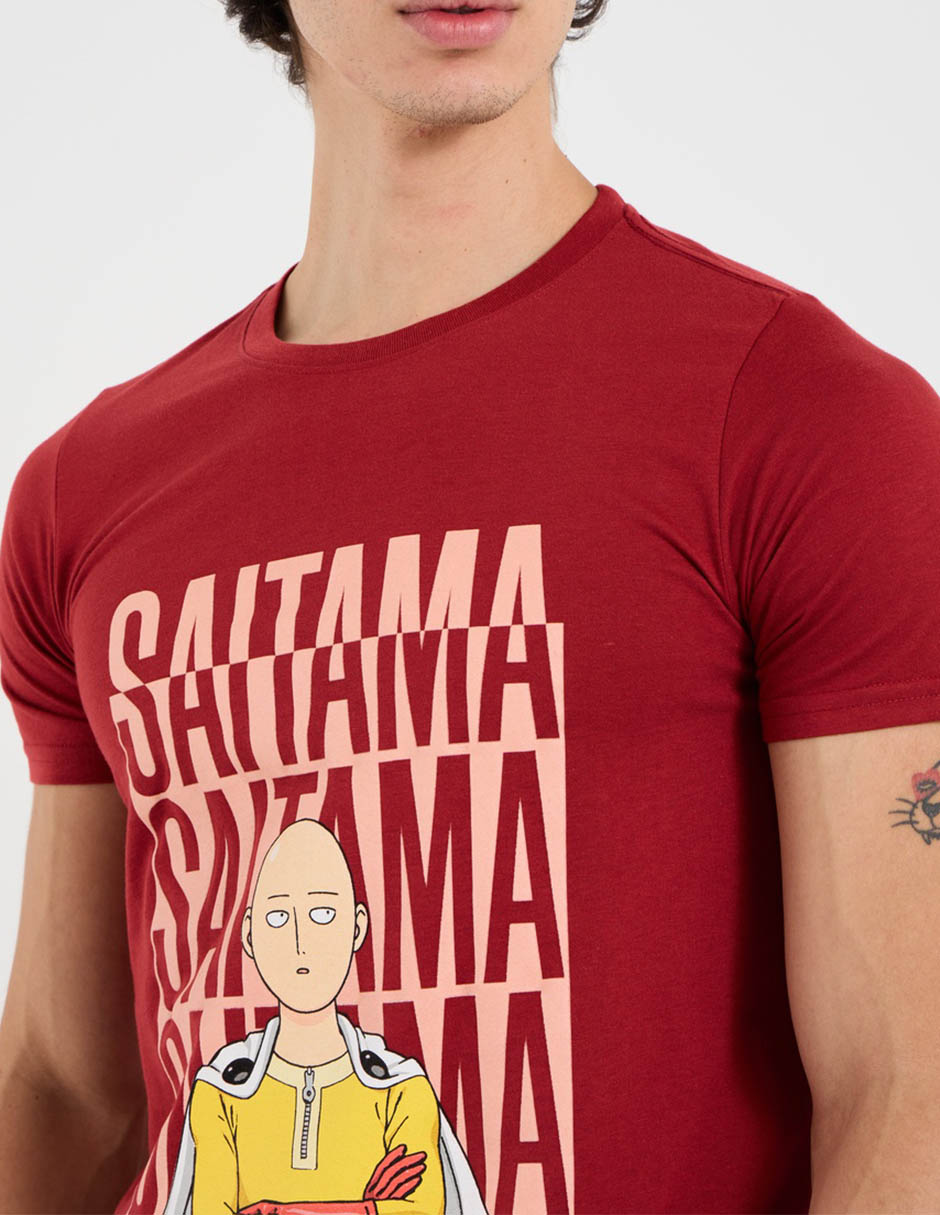 Playera One Punch-Man cuello redondo para hombre 5