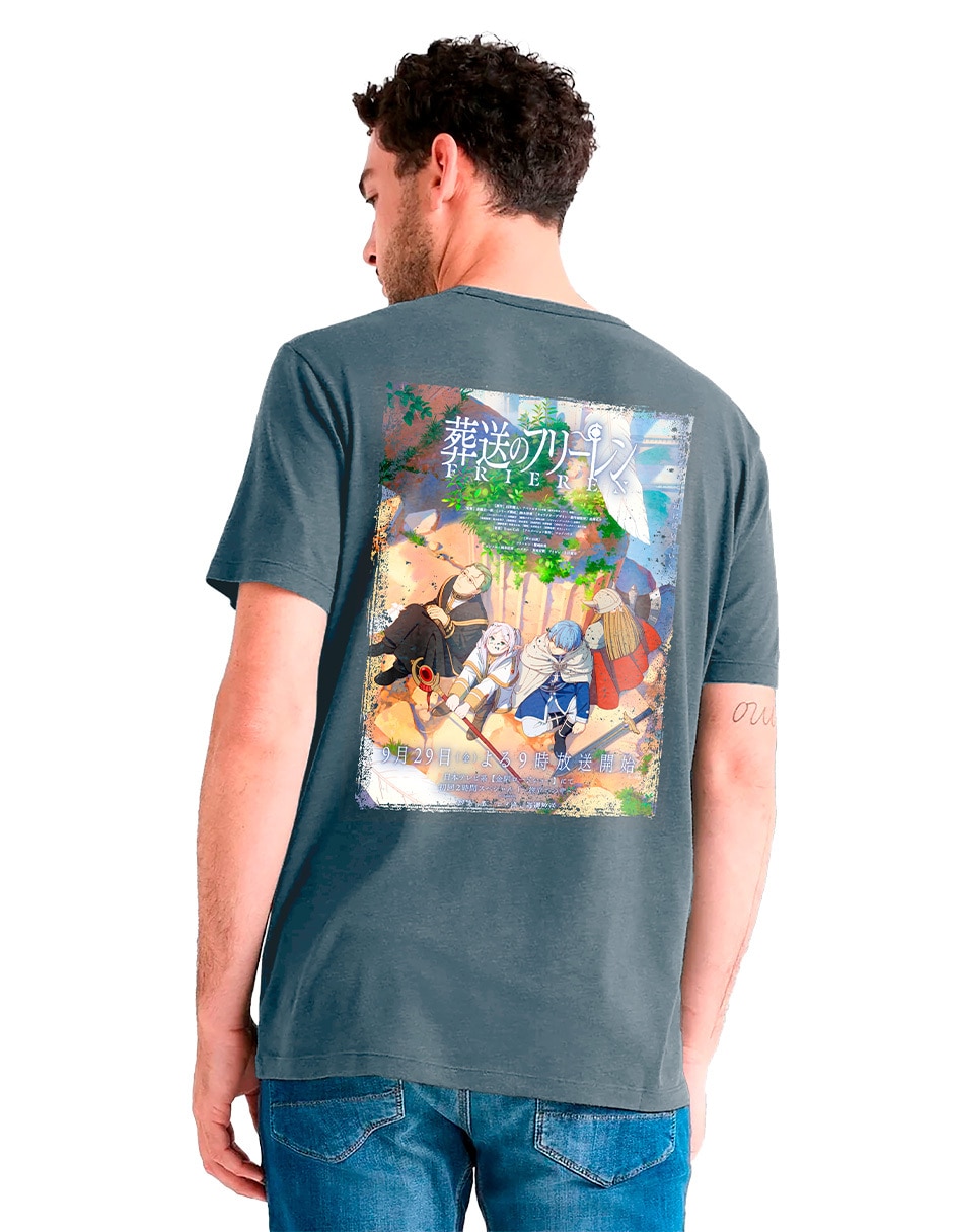 Playera Crunchyroll cuello redondo para hombre 3