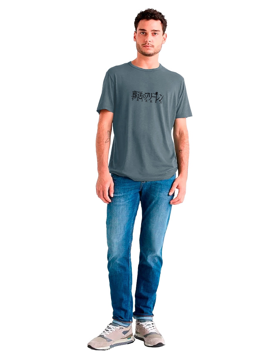 Playera Crunchyroll cuello redondo para hombre 4