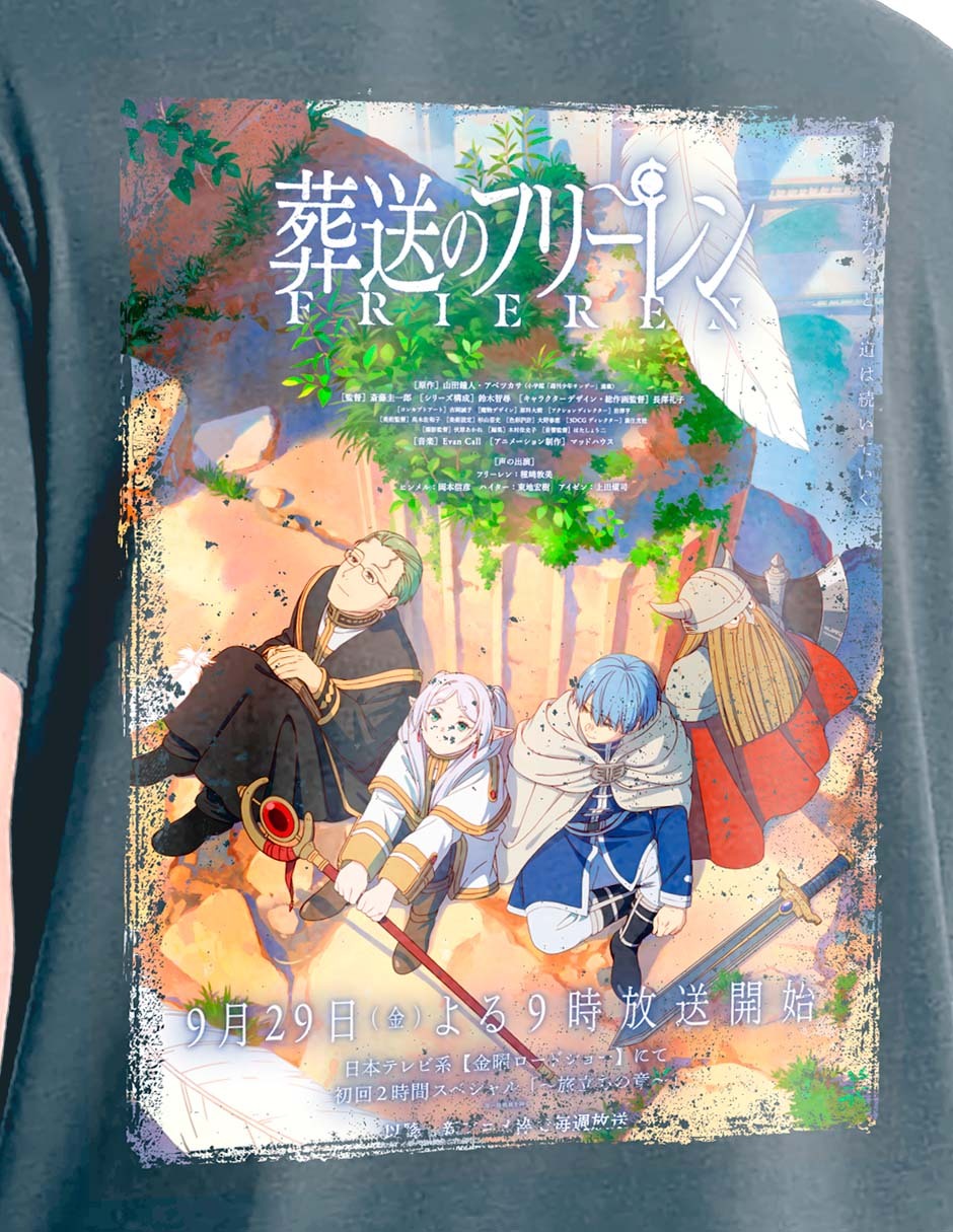 Playera Crunchyroll cuello redondo para hombre 2