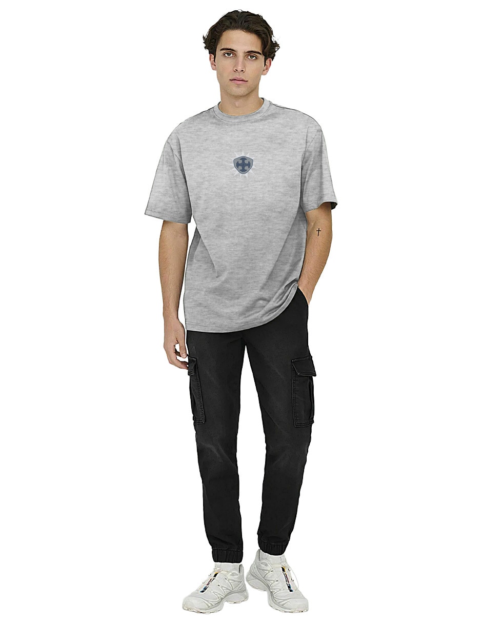 Playera cuello redondo para hombre 3