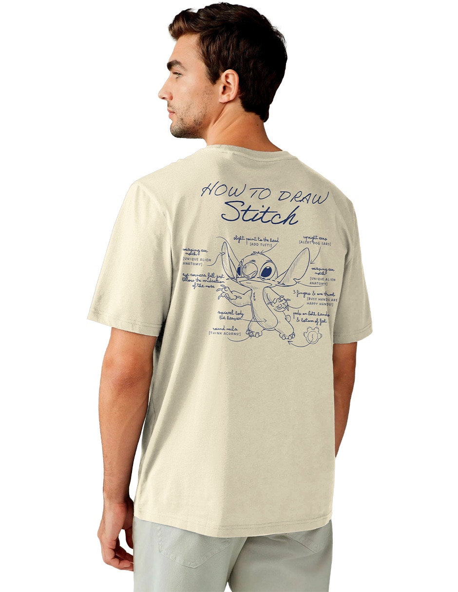 Playera Disney cuello redondo para hombre