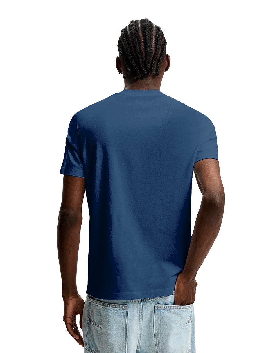 Playera cuello redondo para hombre