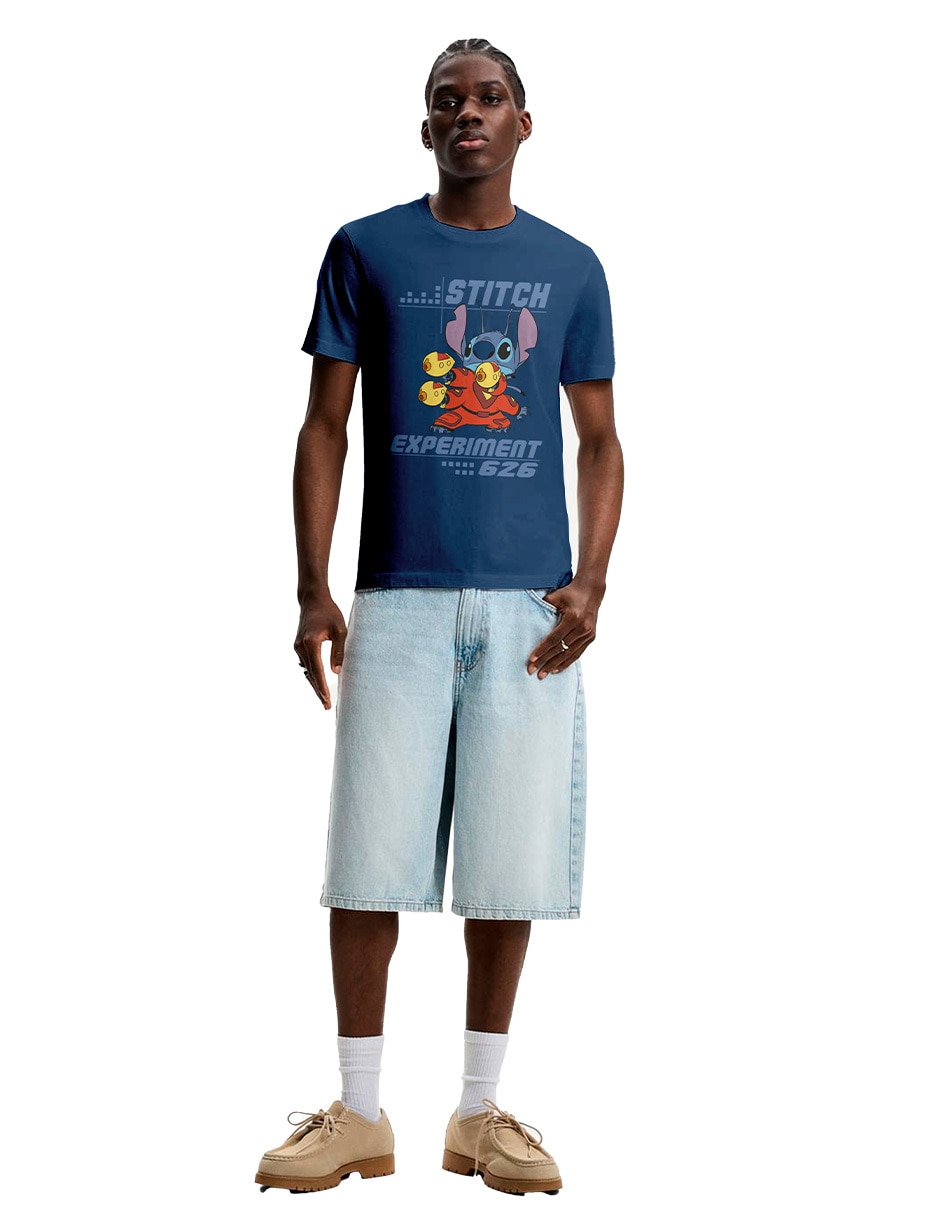 Playera cuello redondo para hombre
