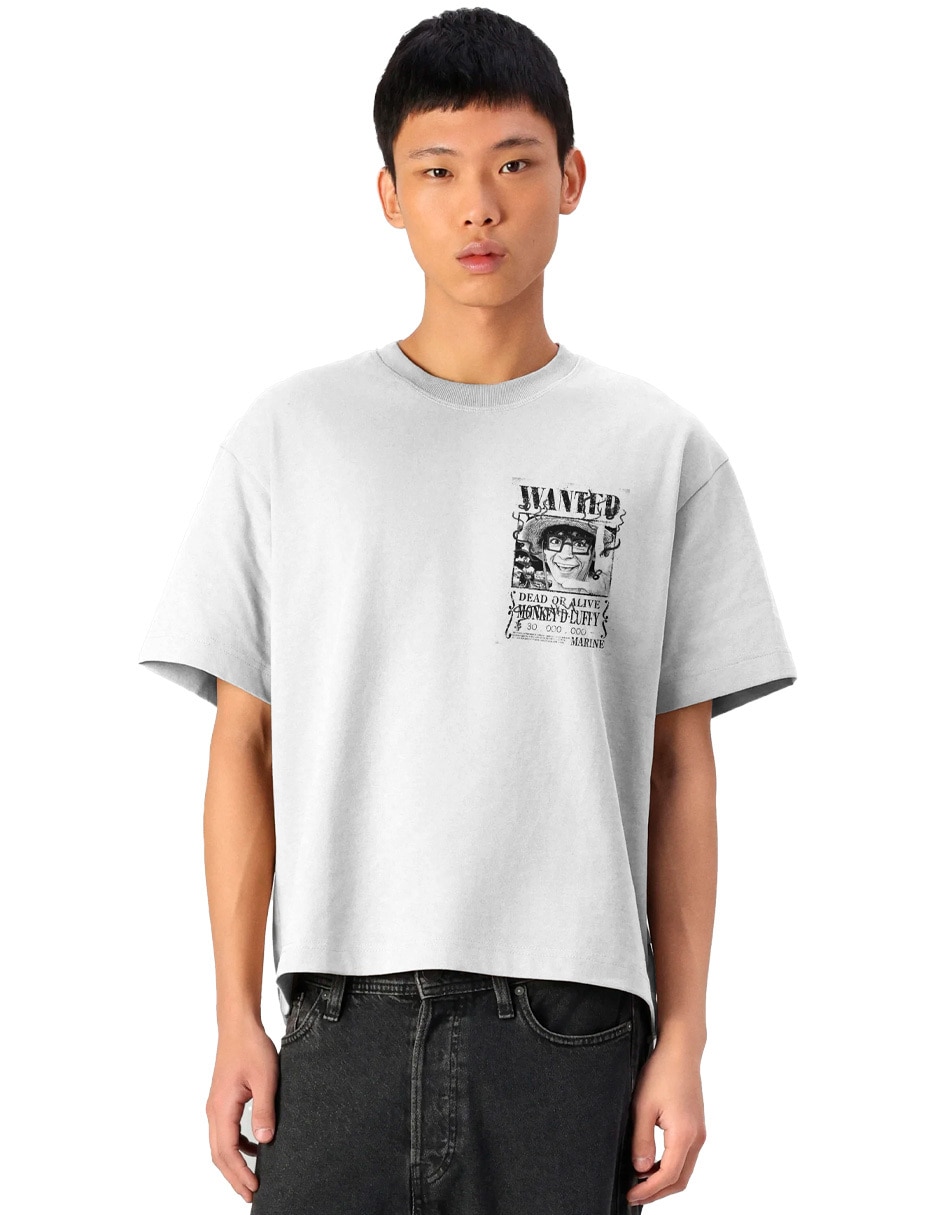 Playera cuello redondo para hombre
