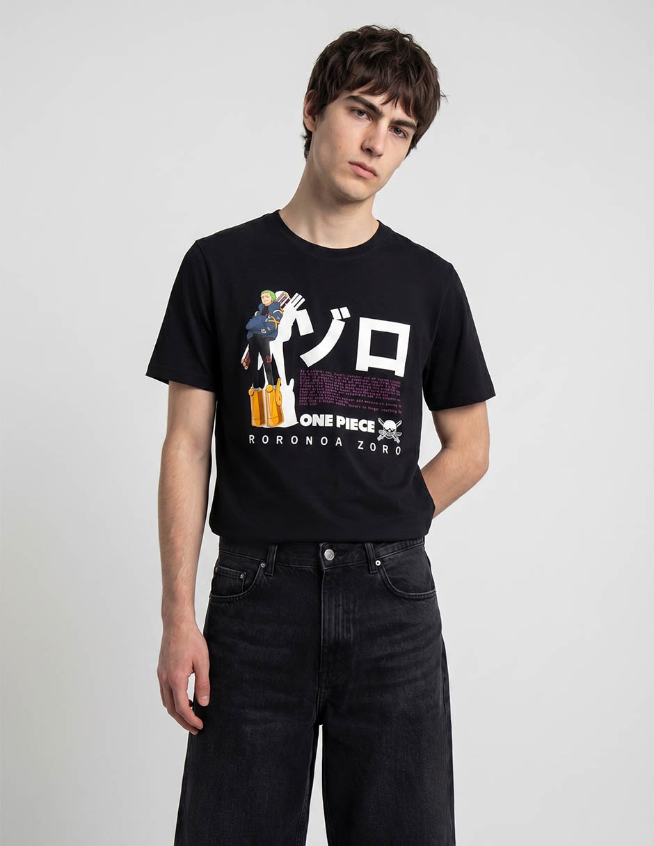 Playera cuello redondo para hombre