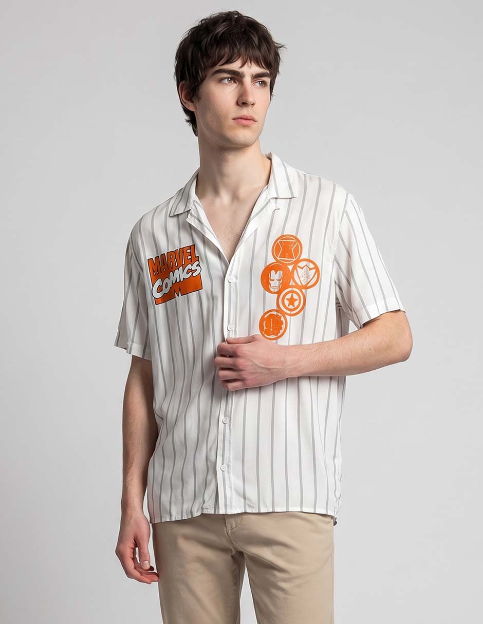 Camisa casual Disney manga corta para hombre