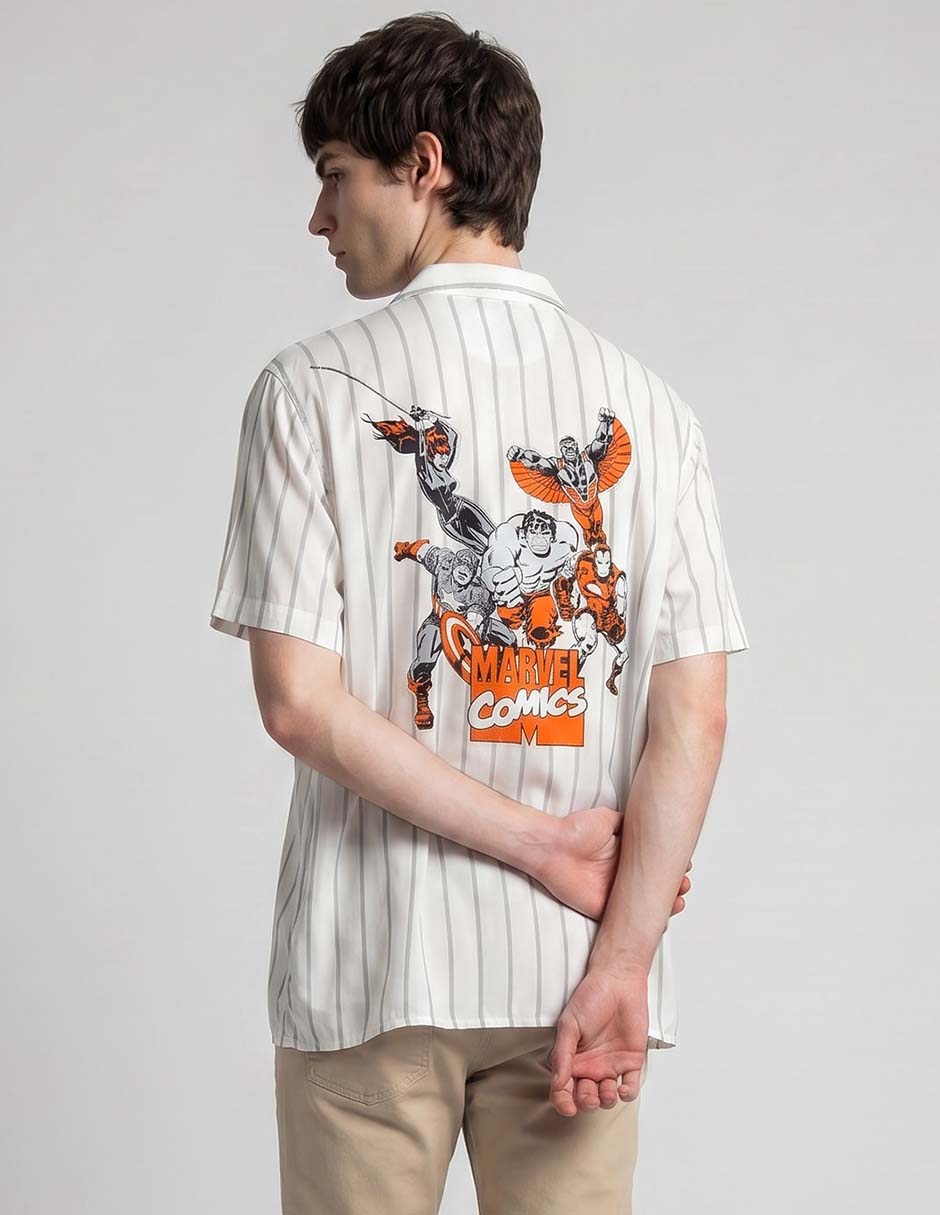 Camisa casual Disney manga corta para hombre