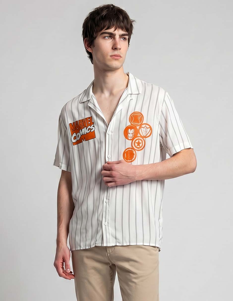 Camisa casual Disney manga corta para hombre