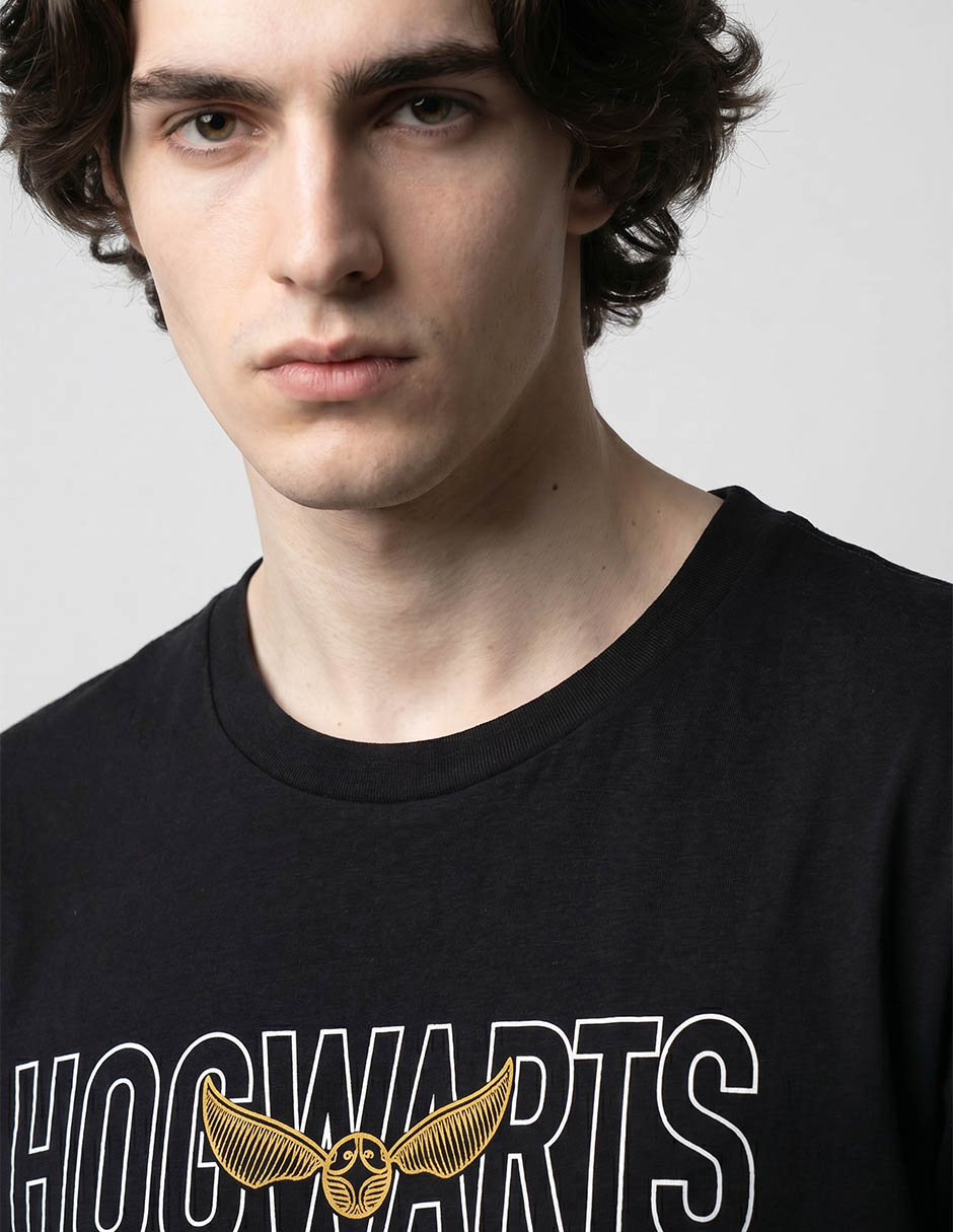 Playera hogwarts cuello redondo para hombre 4