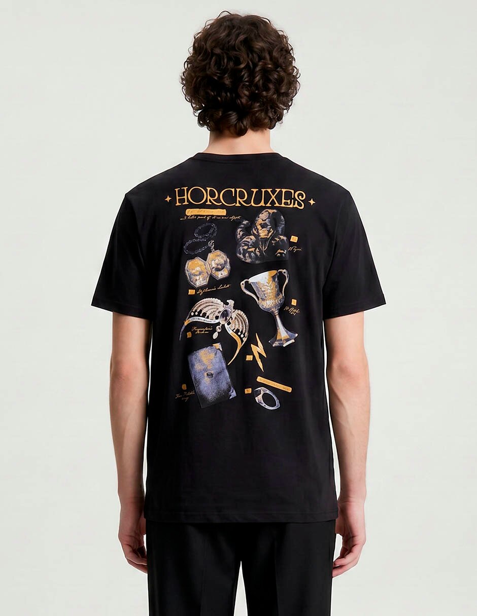 Playera horrocruxes cuello redondo para hombre 2