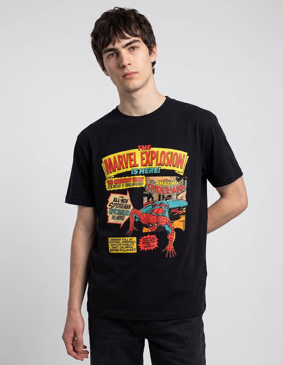 Playera Disney Dtr Marvel cuello redondo para hombre