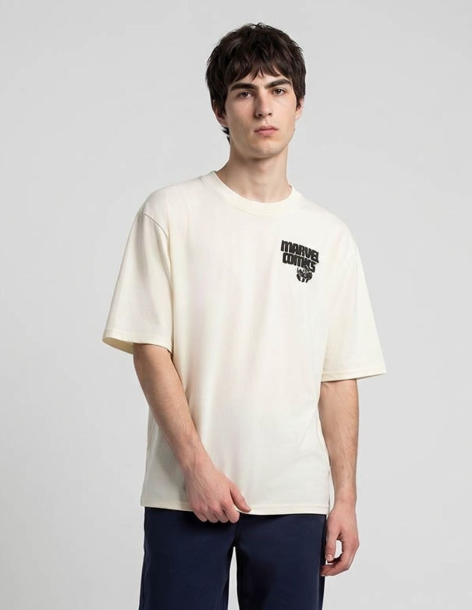 Playera Marvel Dtr cuello redondo para hombre