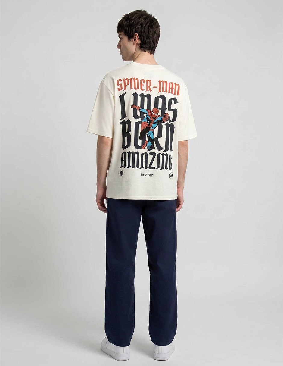 Playera Marvel Dtr cuello redondo para hombre