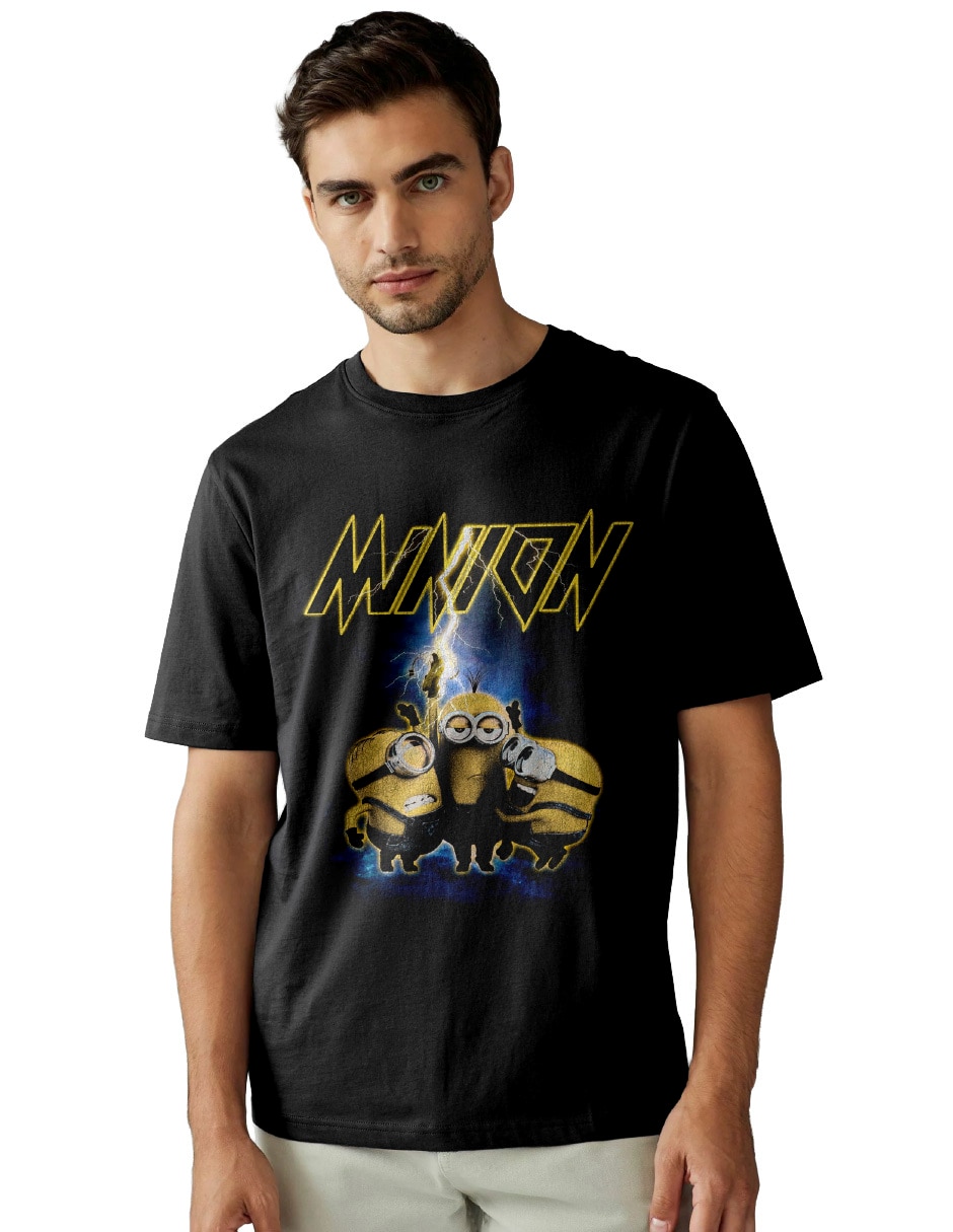 Playera cuello redondo para hombre