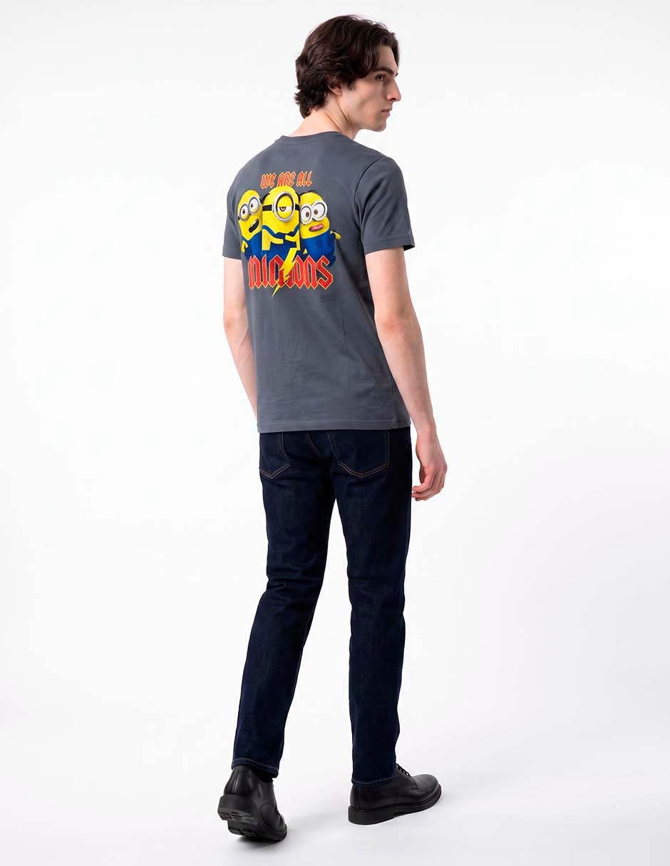Playera Minions cuello redondo para hombre 5
