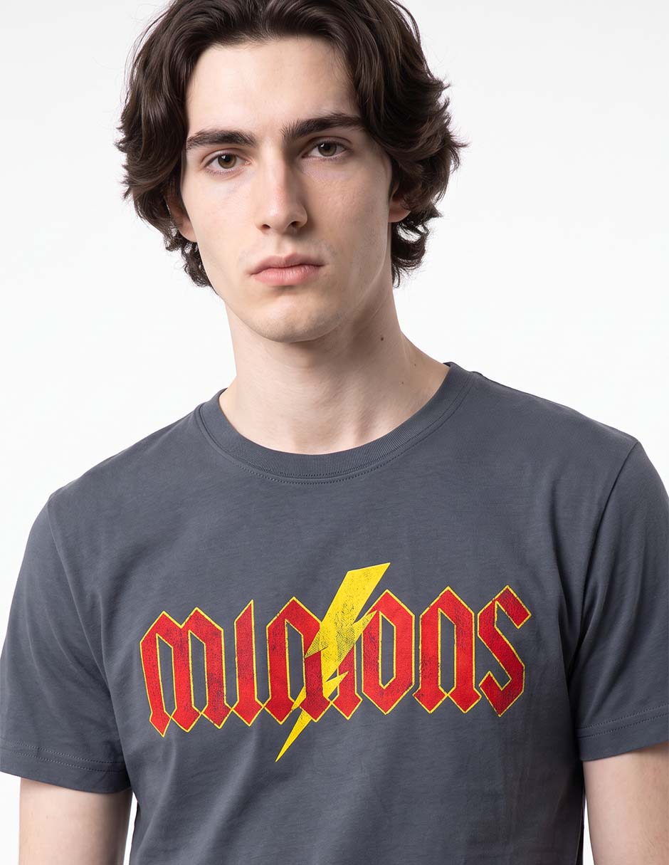 Playera Minions cuello redondo para hombre 2
