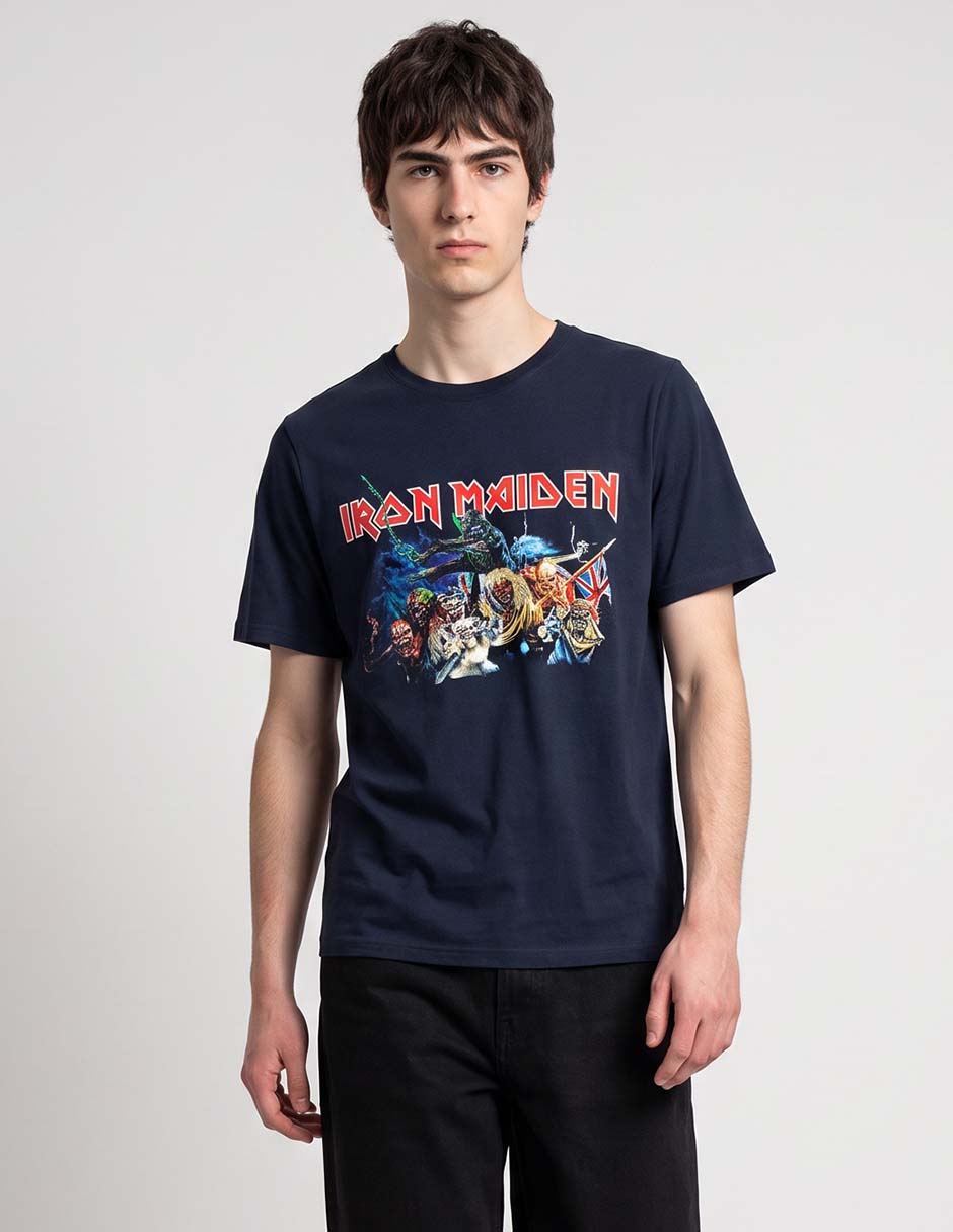 Playera cuello redondo para hombre