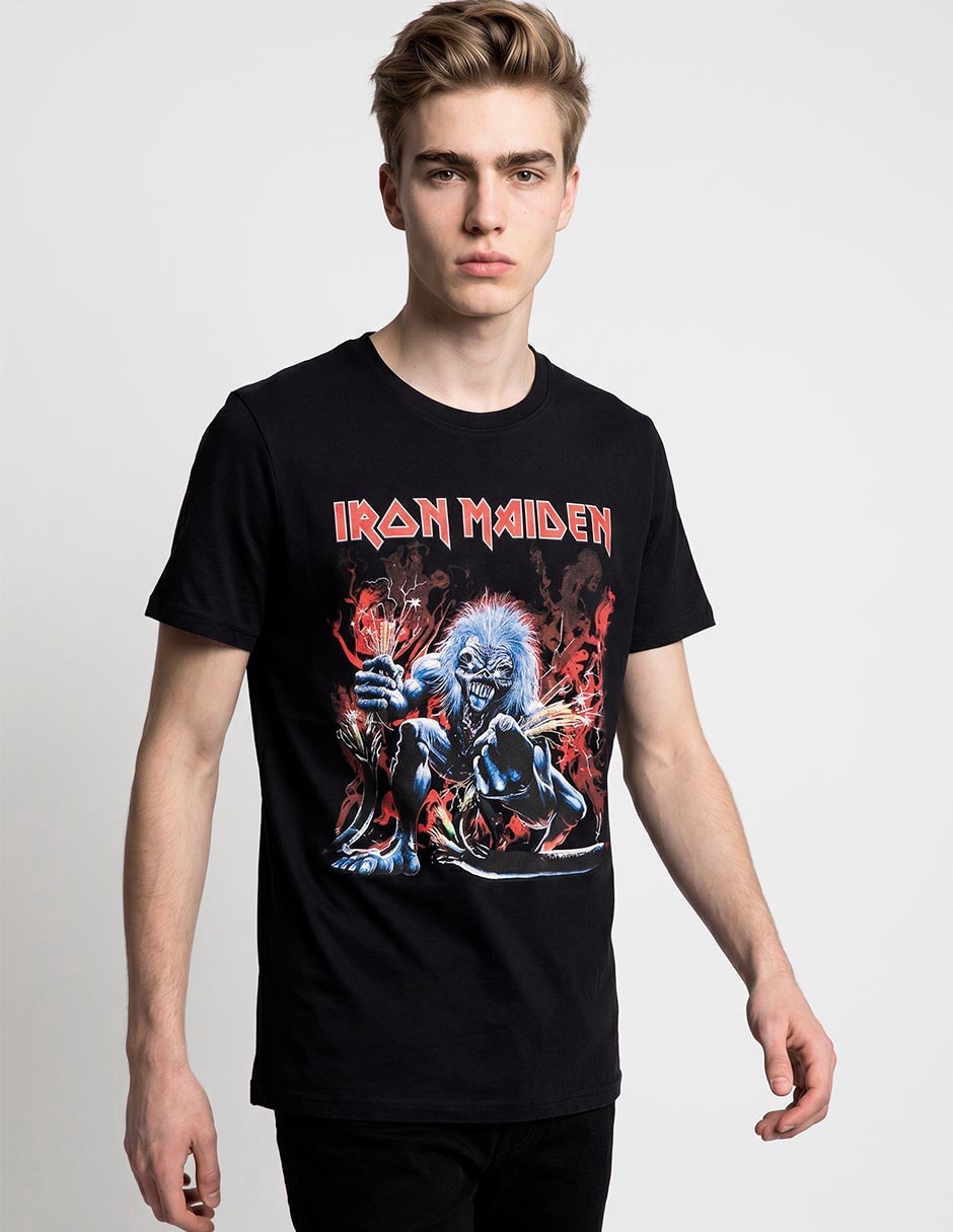 Playera Iron Maiden cuello redondo para hombre Playera Iron Maiden cuello redondo para hombre