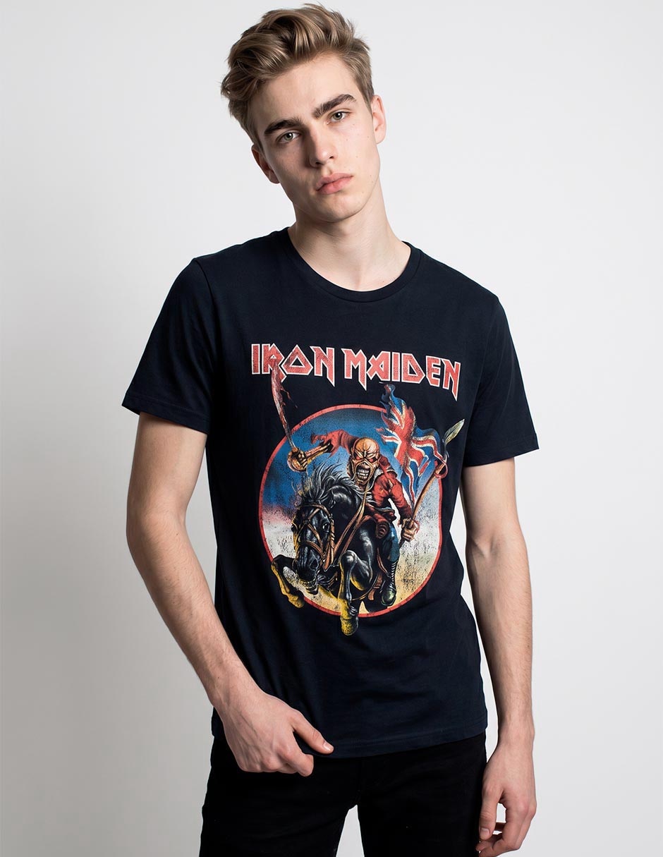 Playera Iron Maiden cuello redondo para hombre Playera Iron Maiden cuello redondo para hombre