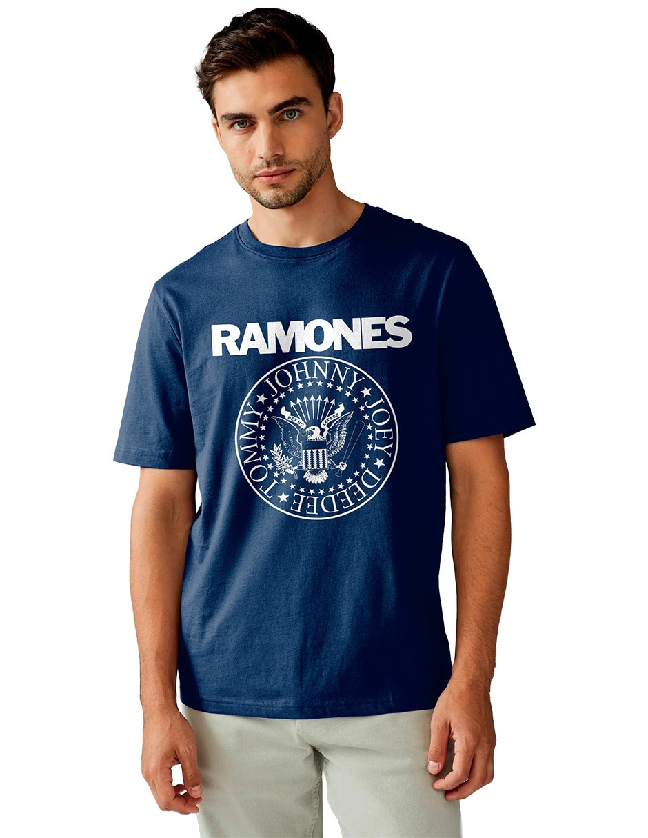 Playera cuello redondo para hombre