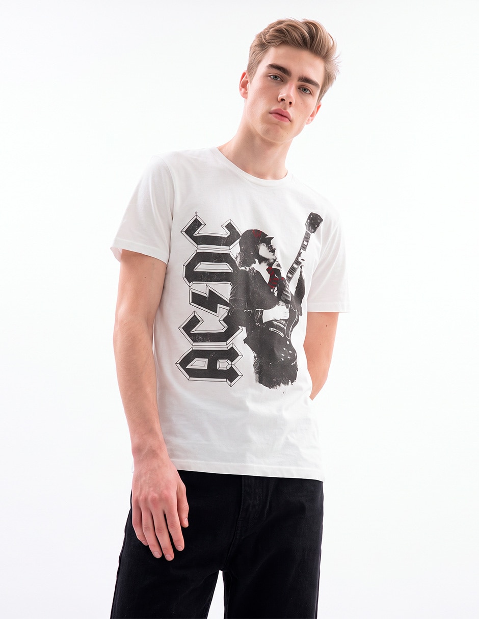 Playera cuello redondo para hombre