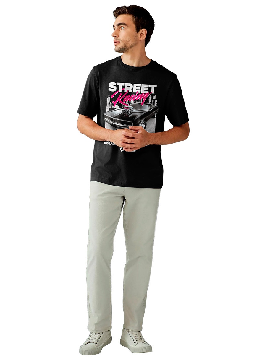 Playera cuello redondo para hombre 3