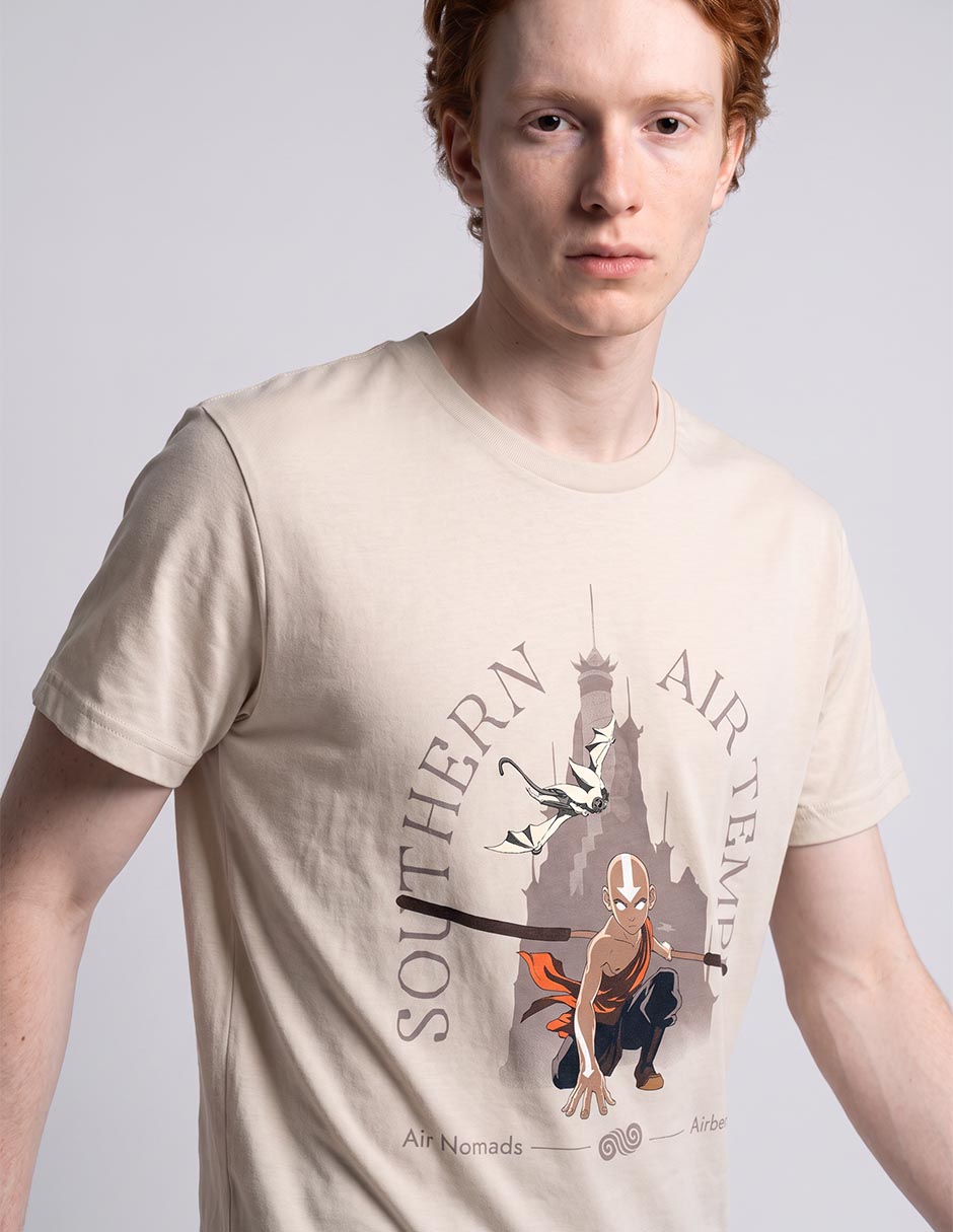 Playera avatar: la leyenda de aang cuello redondo para hombre 2