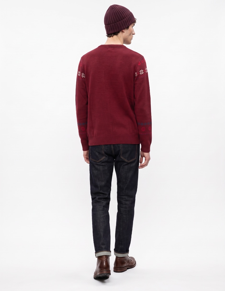 Suéter cuello redondo para hombre 2
